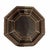 Vintage octagon brass lined mirror. The shape and character make a beautiful accent for any area and also looks wonderful...