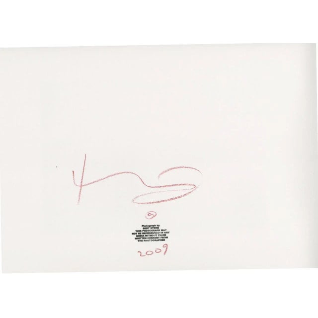 Marilyn Monroe by Bert Stern (1964) passed out on the bed circa 2009 hand double signed and dated by Bert Stern COA hand...