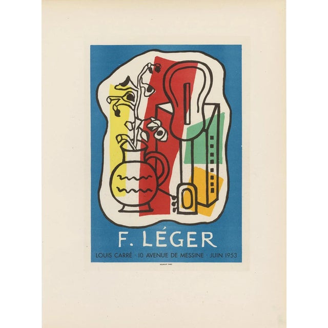 "Louis Carre" Lithograph After Fernand Leger C. 1959 For Sale