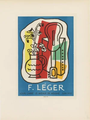 "Louis Carre" Lithograph After Fernand Leger C. 1959