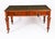 This elegant Victorian antique partners writing table is crafted from beautiful flame mahogany and dates from Circa 1860....