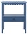 Heaven Scalloped Low Drawer Accent Table in Blue For Sale - Image 10 of 10