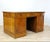 1940s Vintage Blond Walnut Desk For Sale - Image 5 of 16