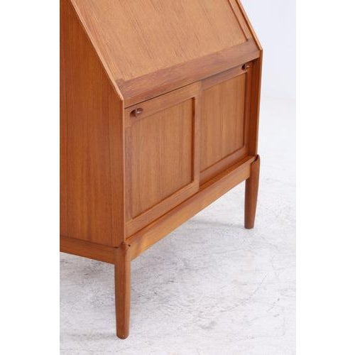 Mid-Century Teak Secretary by H. W. Klein for Bramin For Sale - Image 17 of 18