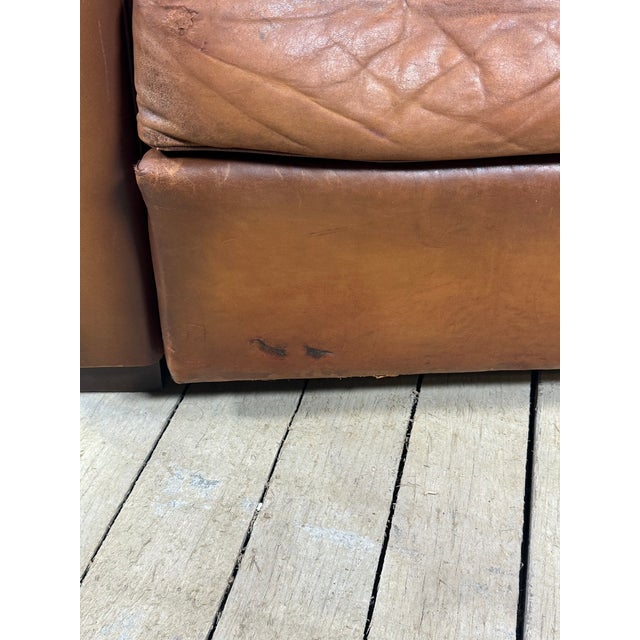 Vintage Leather Club Chair, 1950s For Sale - Image 12 of 13