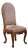 Mid-Century French Louis XV Walnut Desk Chair With Upholstered Seat For Sale