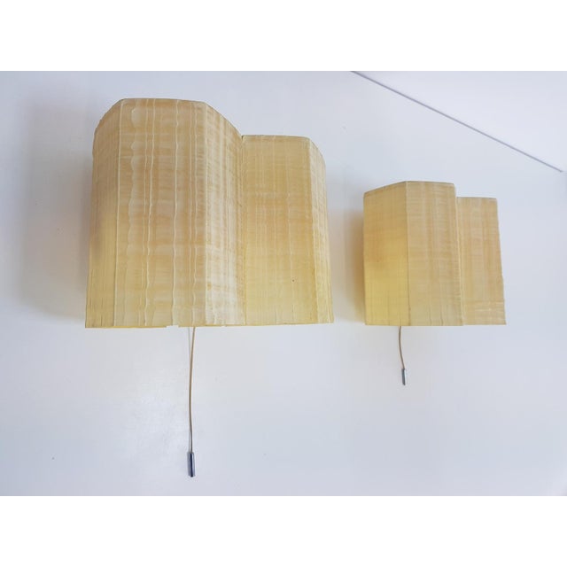 Molecular Double Light Honeycomb Flush Mounts in Fiberglass, 1950s, Set of 2 For Sale - Image 10 of 18
