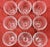 Glass Vintage Crystal Fluted Wine Goblets - Set of 9 For Sale - Image 7 of 18