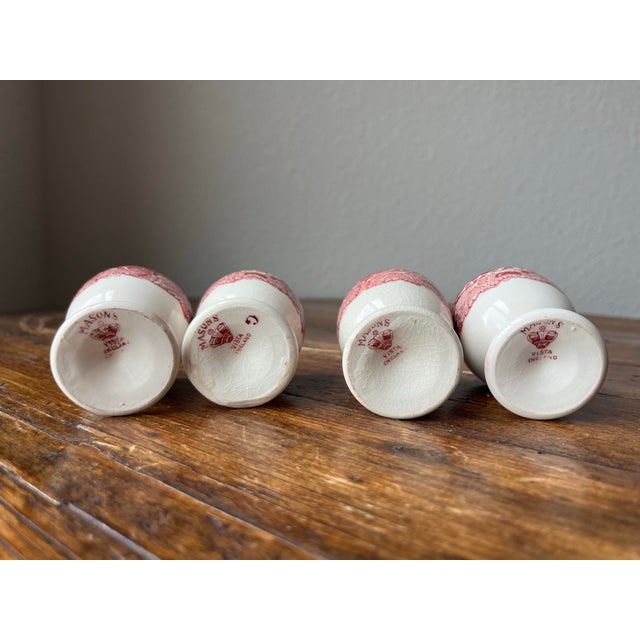 Mason's Pink Vista Pattern Ironstone Made in England. The pattern was produced from 1890 to 2000. The Vista pattern...