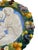 Vintage Italian Majolica Pottery Della Robbia Style Wall Plaque For Sale - Image 9 of 15