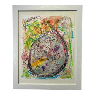 Ari in the Making Mixed Media on Paper By, Ellen Reinkraut, Framed For Sale