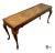 Late 20th Century Vintage Drexel Chatham Oaks Collection Chippendale Style Solid Oak Console Table For Sale - Image 5 of 12