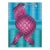 1989 Vintage Victor Vasarely the Golfer LTD Serigraph, Hand Signed Art in Turquois For Sale
