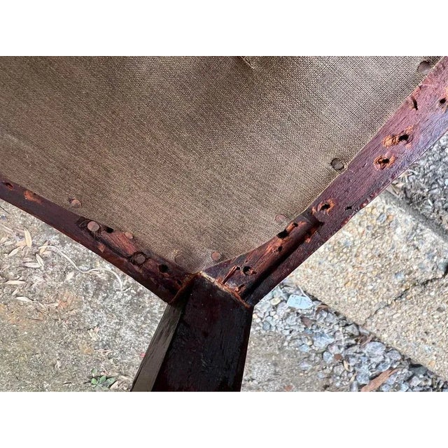 Early 20th Century Edwardian Style Satinwood Dressing Chair For Sale - Image 9 of 12