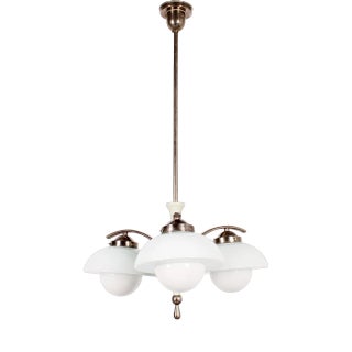 Vintage Pendant Lamp in Chrome Plating For Sale