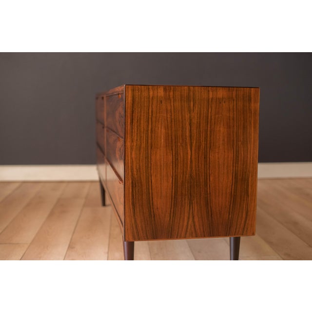 Vintage Rosewood Danish Modern Six Drawer Dresser by Odense Møbelfabrik For Sale - Image 9 of 18