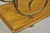 Wood Antique English Victorian Brass and Oak Wood Scrolling Magazine Rack For Sale - Image 7 of 11