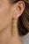 Modern Modern Geometric Citrine Drop Earrings, Silver, Gold, Pair For Sale - Image 3 of 8