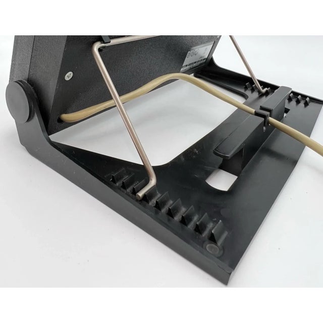 Black Vintage Tabletop Mirror with Light and Magnifier by Carmen Denmark, 1970s For Sale - Image 8 of 11