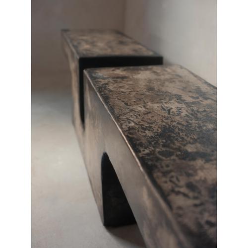 Nunna Coffee Table in Hemp Crete by Lucas Tyra Morten For Sale - Image 9 of 12