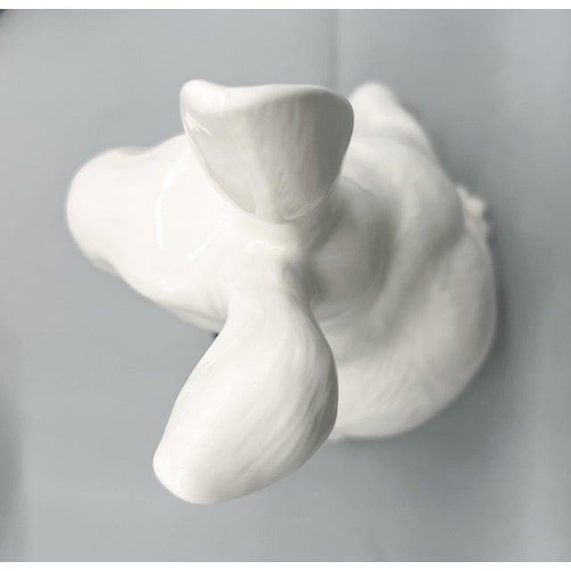 Fitz and Floyd White Rabbit Figurine With Floral Accent | Butterfly Fields Collection - Spring, Easter, Cottagecore For Sale - Image 10 of 13