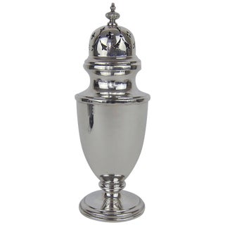 1912 Antique Sterling Silver Sugar Caster From Birmingham For Sale