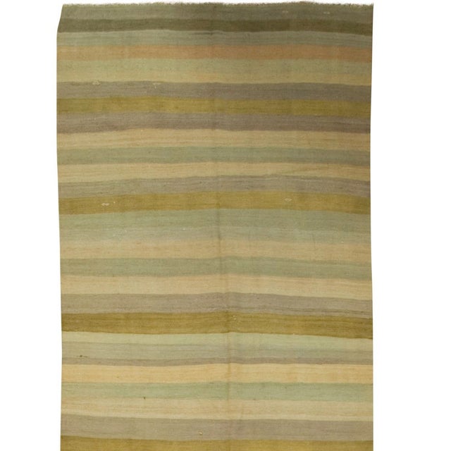 Vintage Turkish Handwoven Kilim - 4ft 4in × 15ft 8in For Sale - Image 4 of 4