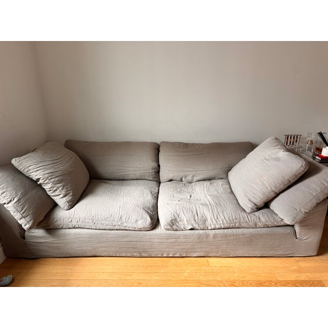 Restoration Hardware Cloud 2 Cushion Sofa For Sale - Image 4 of 6