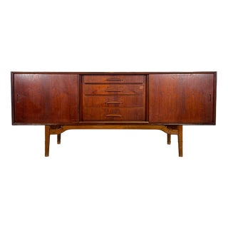 Vintage Scandinavian Teak Sideboard with Drawers, 1960s For Sale