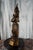 Large Vintage Bronze Krishna Playing Flute Sculpture | Intricately Detailed Indian Hindu Art Statue For Sale - Image 4 of 7