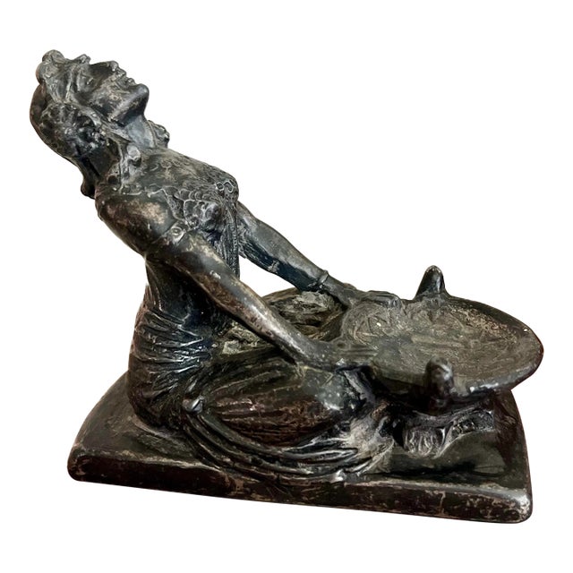 Antique Art Deco Egyptian Revival Incense Burner For Sale