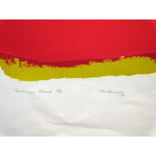 Ida Kohlmeyer "Kohlmeyer Kloud" Hand Signed Serigraph Art, New Orleans 1973 #23 For Sale In Denver - Image 6 of 6