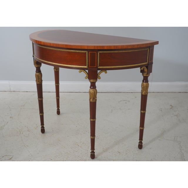Age: C.1996 Details: National Trust High Sheen Reddish Mahogany Finish Mahogany Fine Carved Details High Quality...