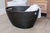 Artifacts Rattan Laundry Basket with Cutout Handles in Tudor Black For Sale - Image 4 of 11