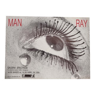 Man Ray Exhibition in Galeria Spectrum Zaragoza, 1986, Poster and Brochure - Set of 2 For Sale