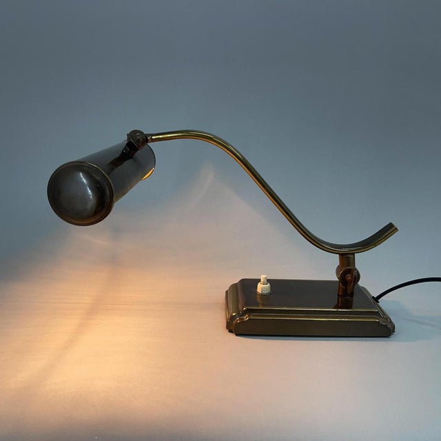 1940s Adjustable Table or Desk Lamp, 1940s For Sale - Image 5 of 13