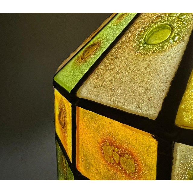 Brutalist Ceiling Lamp by Felipe Delfinger for Feders, 1970s For Sale - Image 16 of 17
