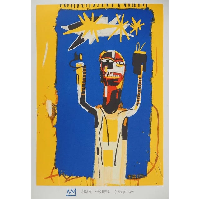 Contemporary Jean-Michel Basquiat, Welcome Sign (Welcoming Jeers), 1997, Lithograph For Sale - Image 3 of 11