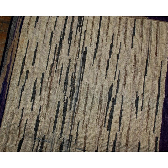1900s Handmade Antique American Hooked Rug For Sale - Image 4 of 6