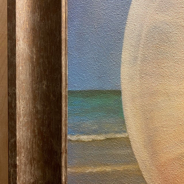 Late 20th Century Surrealist Style Post Modern Shell Painting For Sale - Image 11 of 12