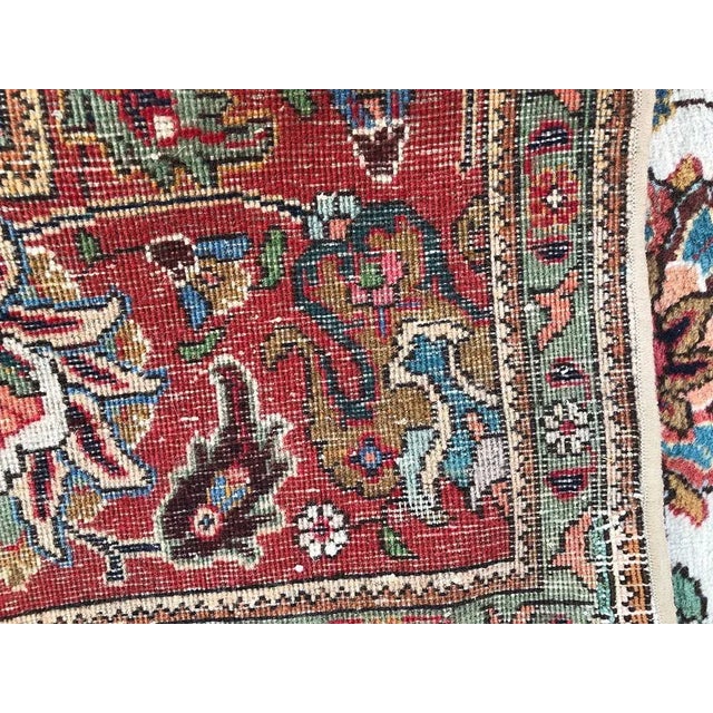Vintage Decorative Contemporary Style Persian Tabriz Rug For Sale - Image 9 of 10