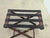 Late 20th Century Folding Wooden Luggage Rack With Black Straps For Sale In Washington DC - Image 6 of 6
