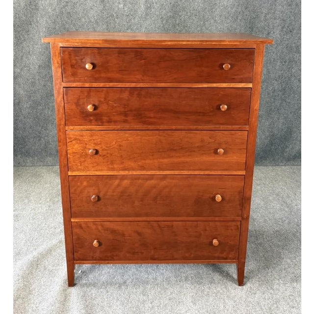 5-Drawer Cherry Chest of Drawers by the Woodshed For Sale - Image 10 of 18