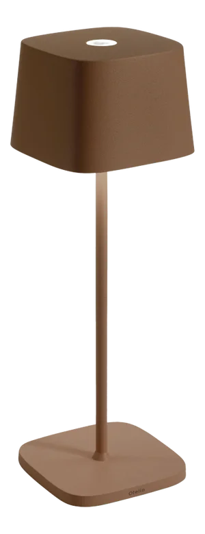 Zafferano Ofelia Indoor/Outdoor Cordless Table Lamp, Rust