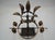 1980s Pair of Black & Gold Toleware Candelabras For Sale - Image 4 of 11