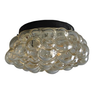 Petite 1960s Helena Tynell Bubble Glass Flush Mount for Limburg For Sale