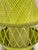 Vintage Wicker Lime Green Lamp For Sale In Washington DC - Image 6 of 12