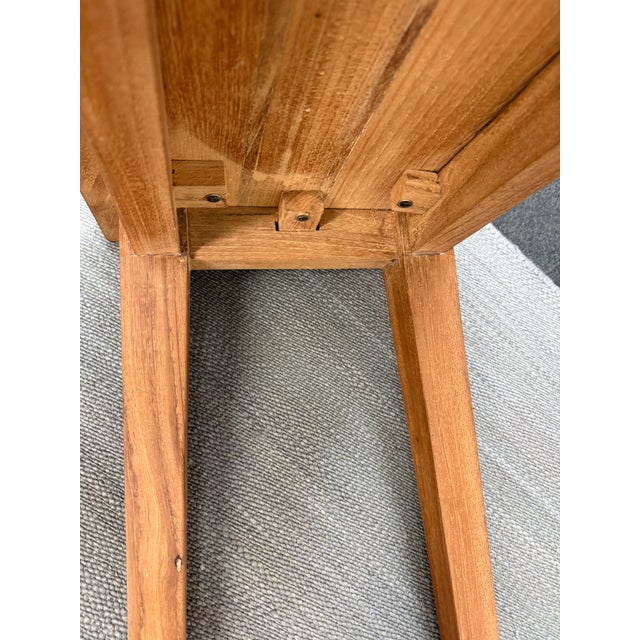 Rustic Modern Reclaimed Teak Bench For Sale - Image 11 of 13
