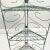 Metal Mid-Century Modern Atomic Metal Art Nouveau Corner Plant Stand, Newly Painted For Sale - Image 7 of 12