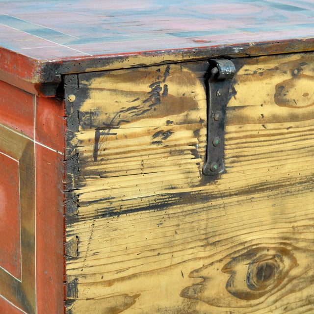 German Folk-Art Bridal Chest, 1829 For Sale - Image 14 of 16